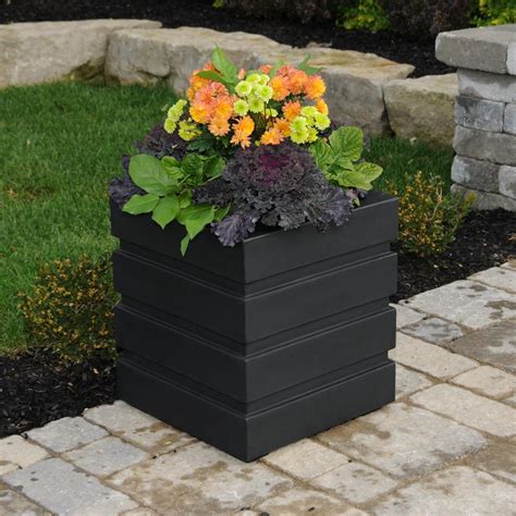 square black planter box